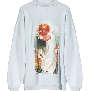 Boys Lie Pale Blue Angel & Daisy Graphic Sweatshirt